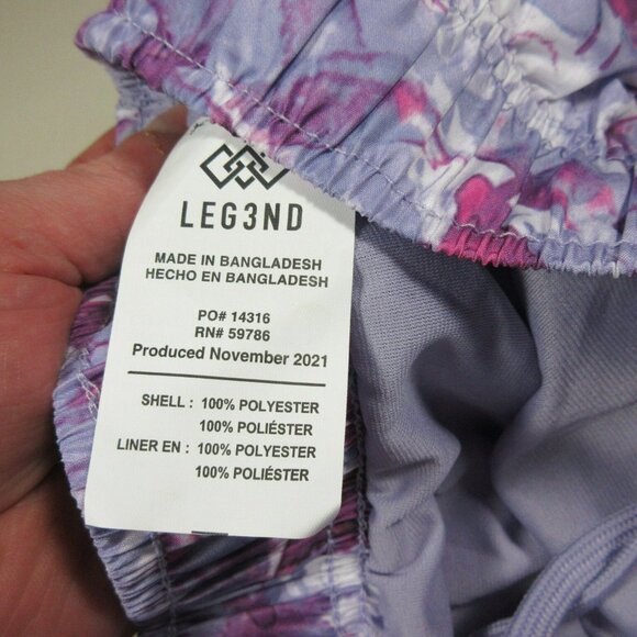 LEG3ND womens colorful lavender Water running shorts lot bundle XL NWT (2) - Picture 4 of 9